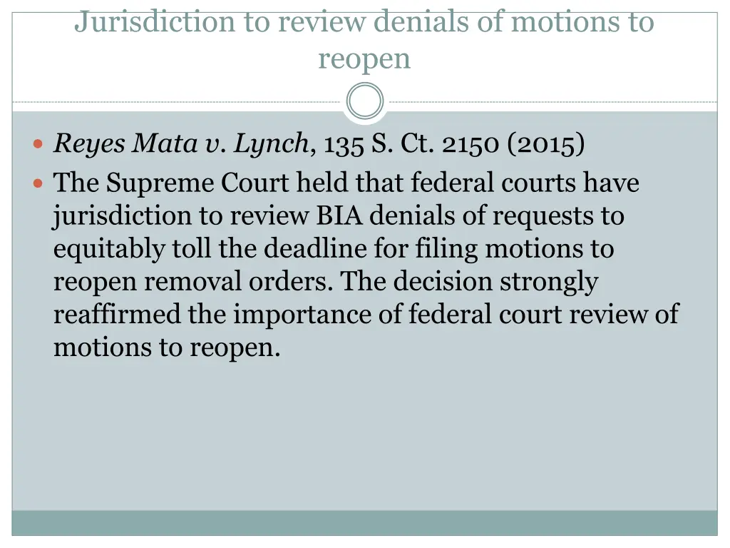 jurisdiction to review denials of motions