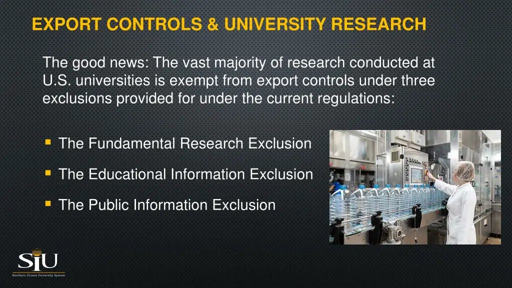 export controls university research