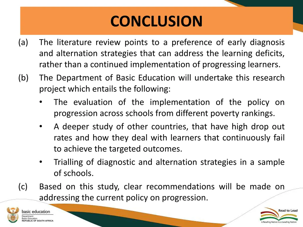 conclusion 1