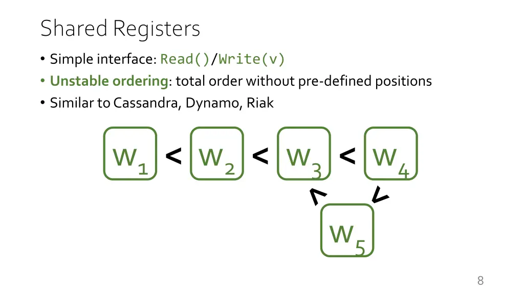 shared registers