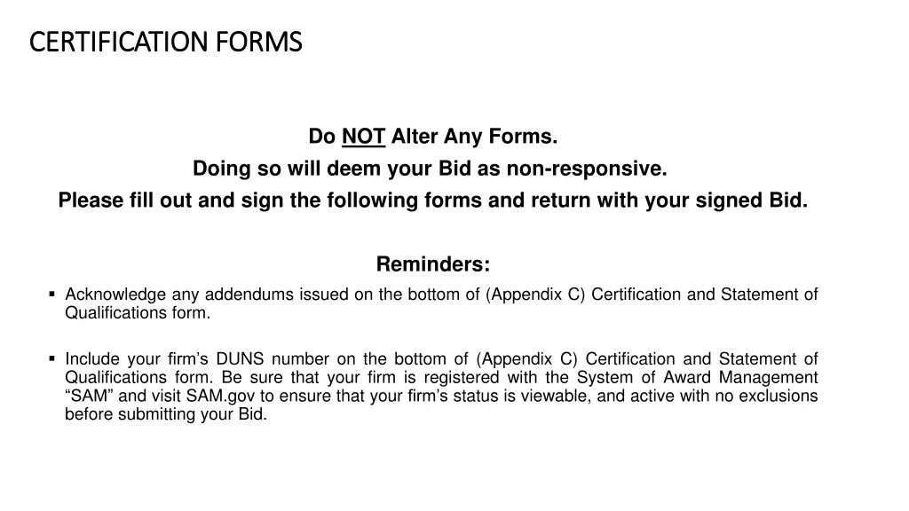 certification forms certification forms