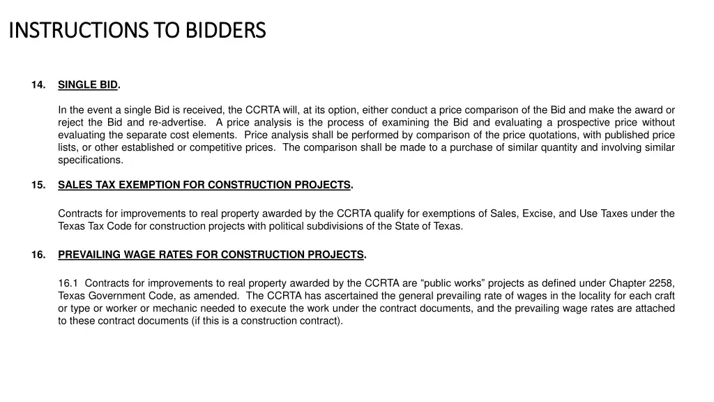 instructions to bidders instructions to bidders 1
