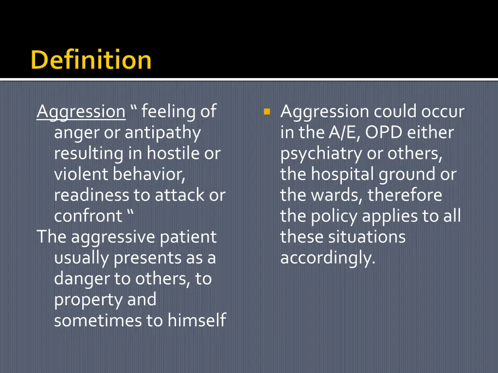 aggression feeling of anger or antipathy