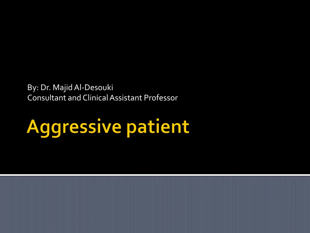 by dr majid al desouki consultant and clinical 1