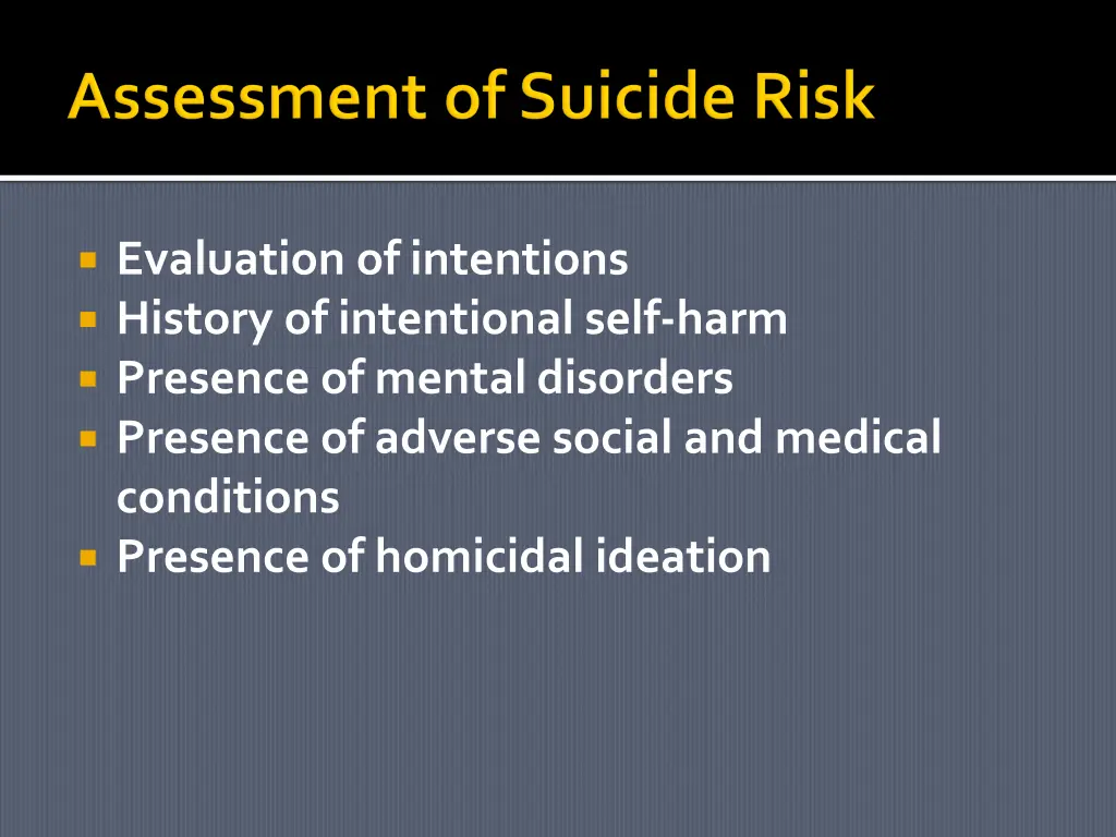 evaluation of intentions history of intentional