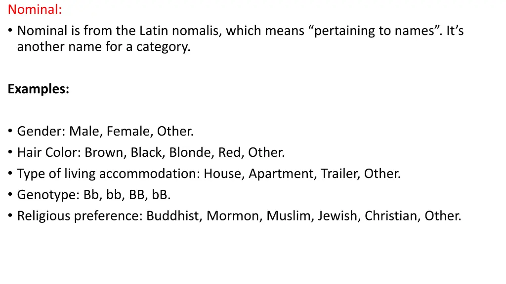 nominal nominal is from the latin nomalis which