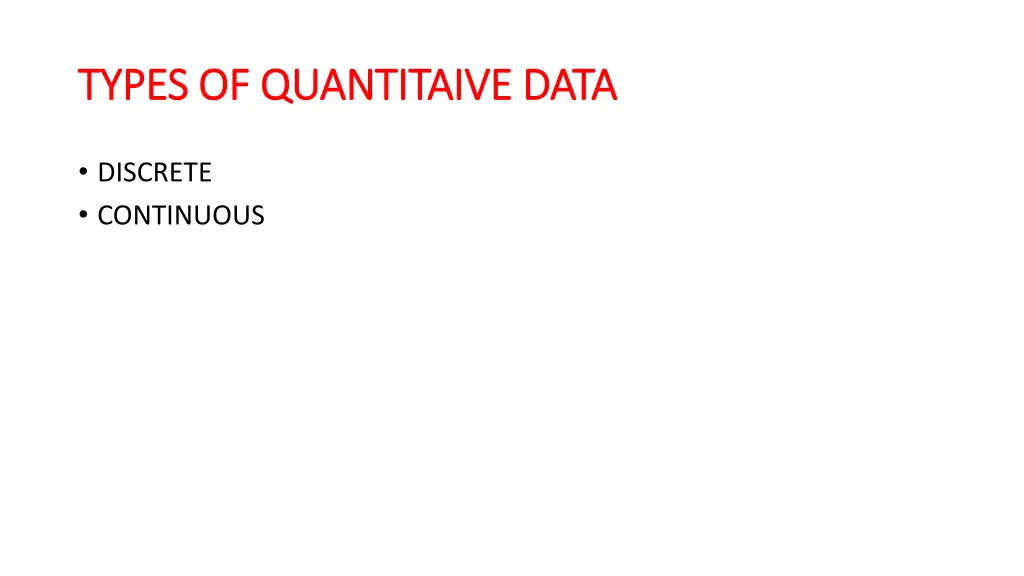 types of quantitaive data types of quantitaive
