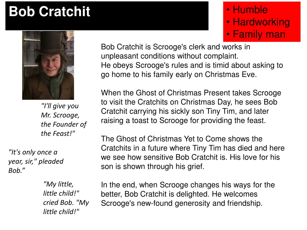 bob cratchit