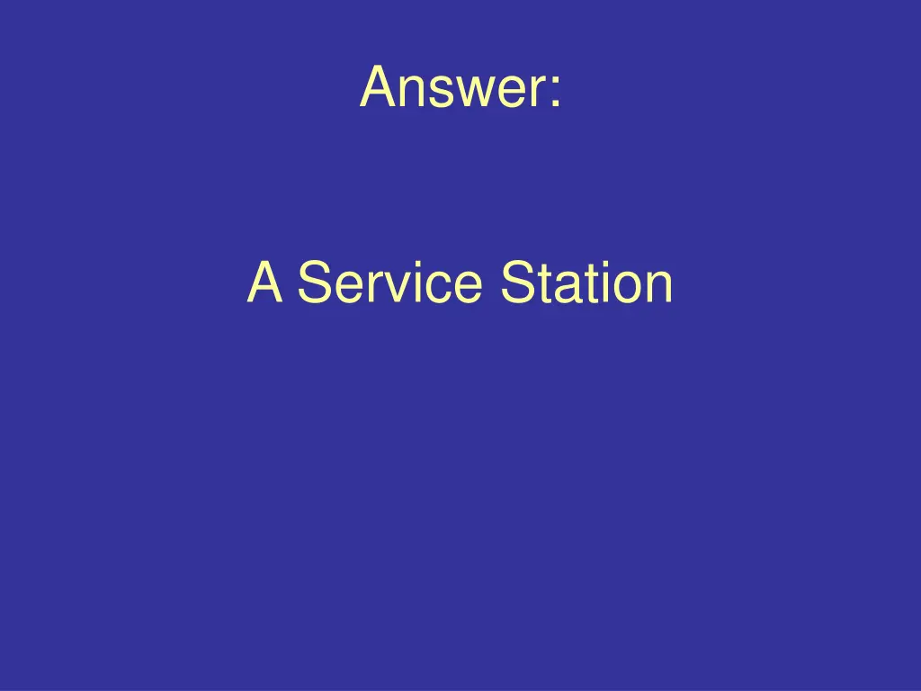 answer