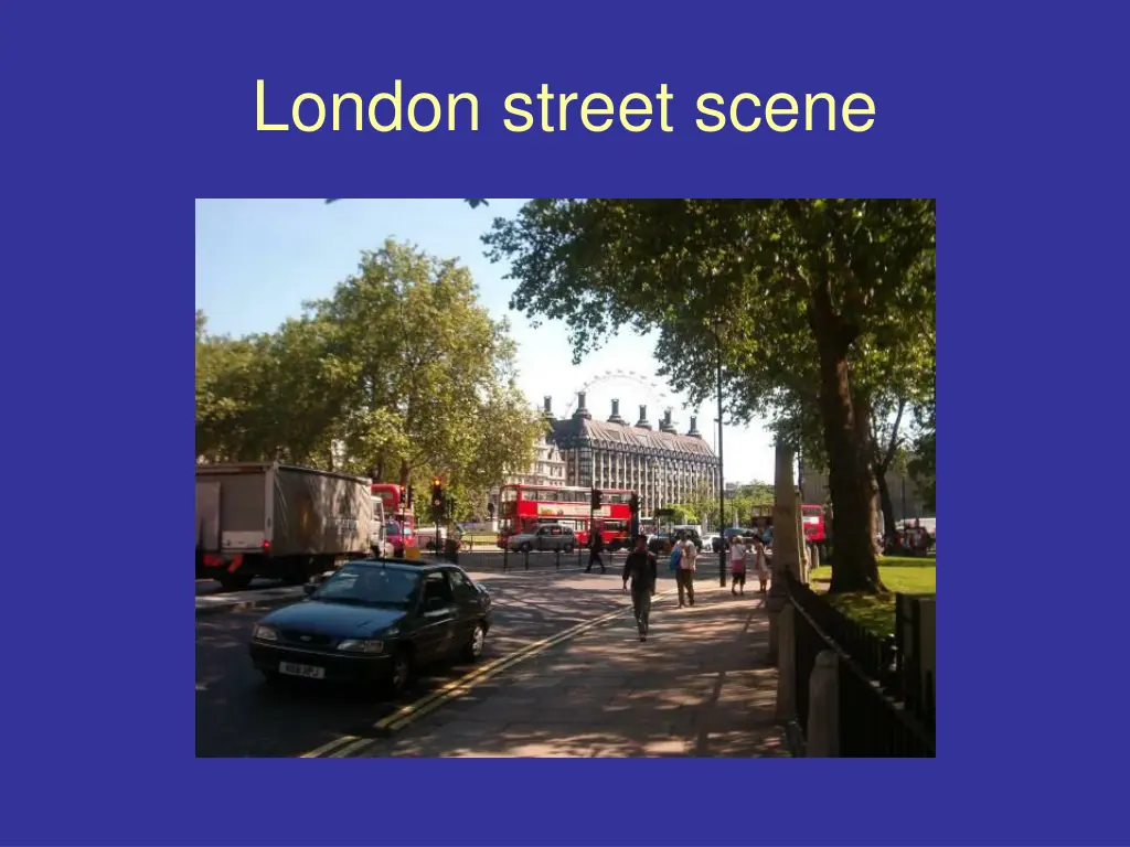 london street scene