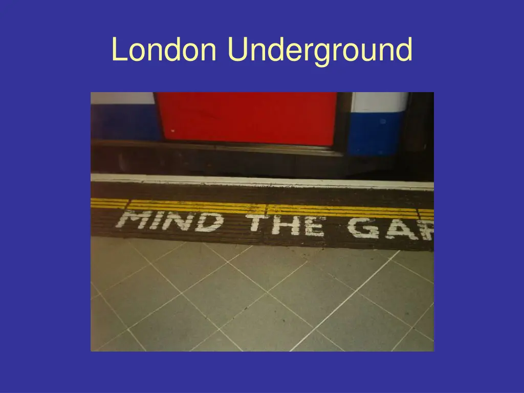 london underground