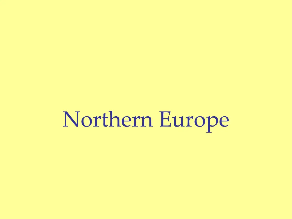 northern europe