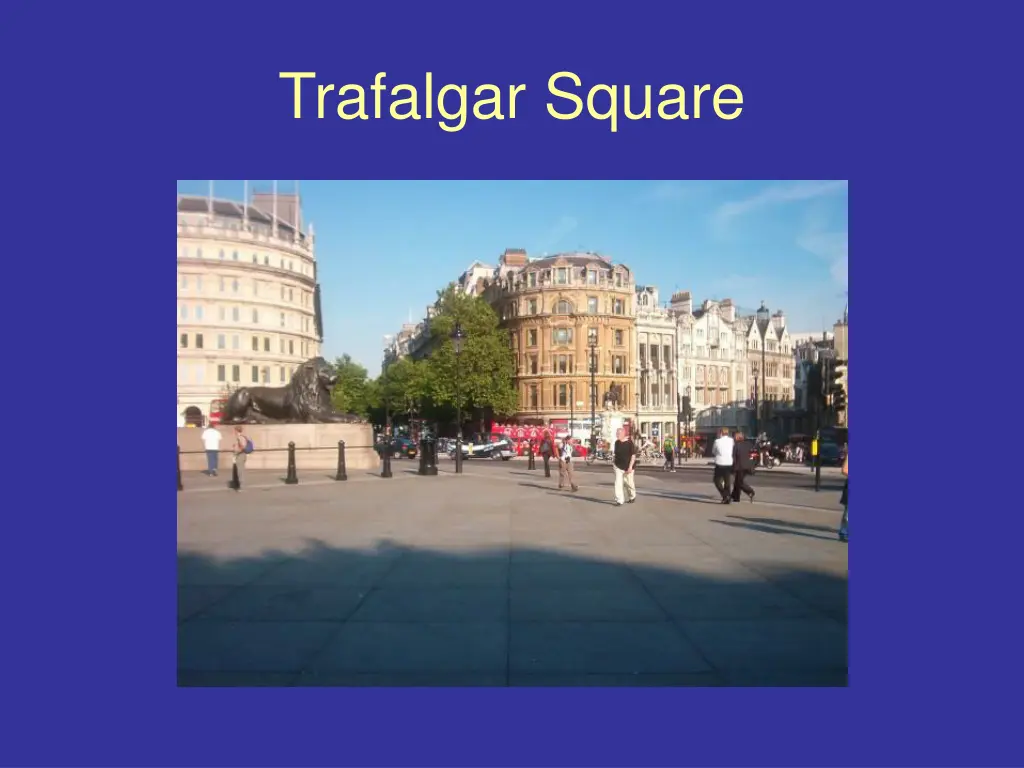 trafalgar square