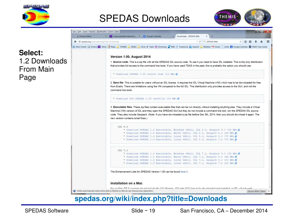 spedas downloads