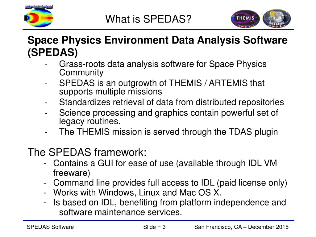what is spedas
