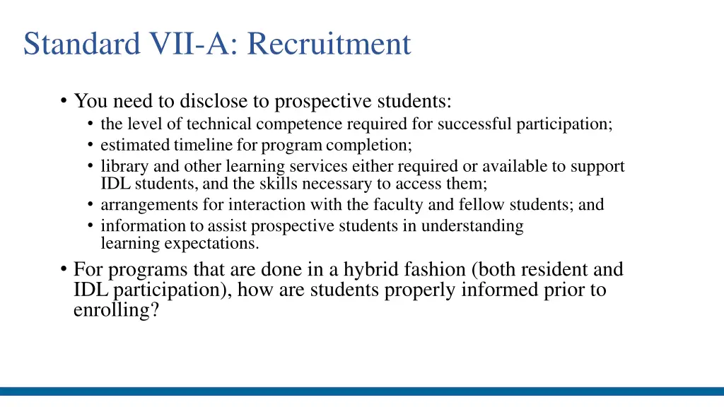 standard vii a recruitment 1