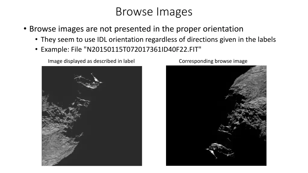 browse images