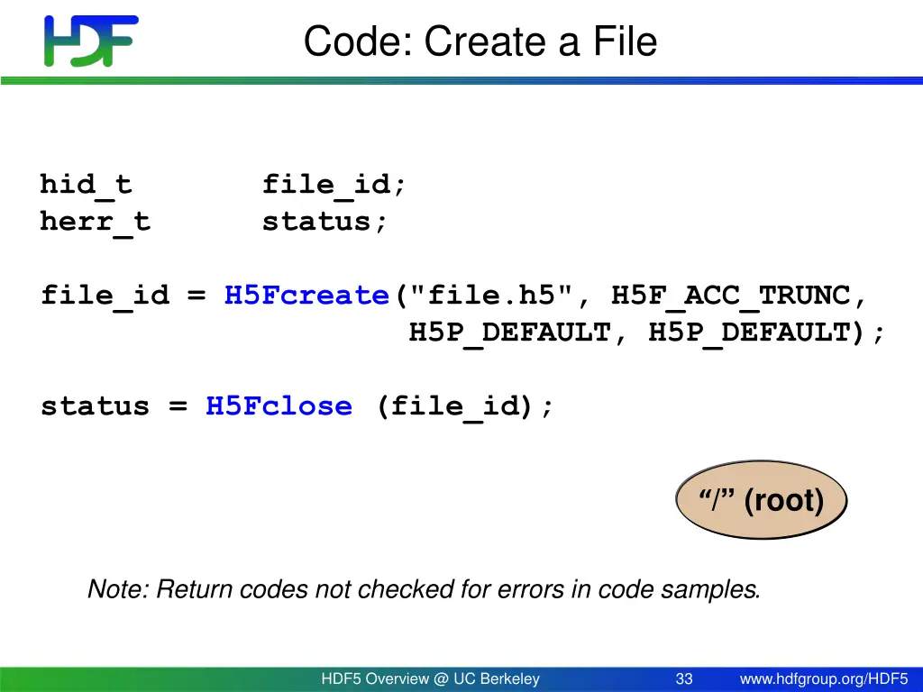 code create a file