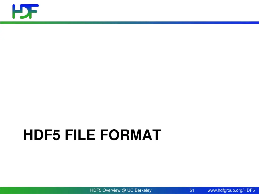 hdf5 file format