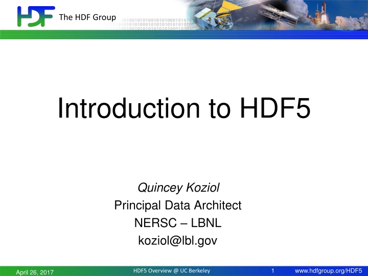 the hdf group