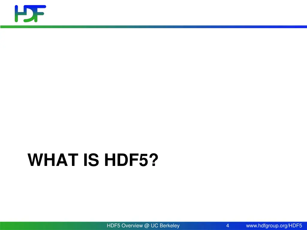 what is hdf5