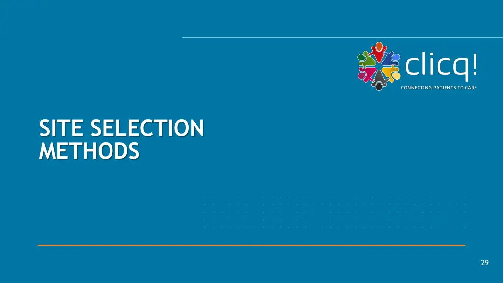 site selection methods