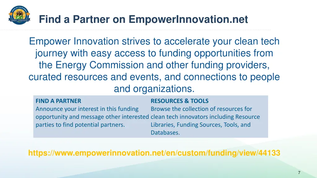find a partner on empowerinnovation net
