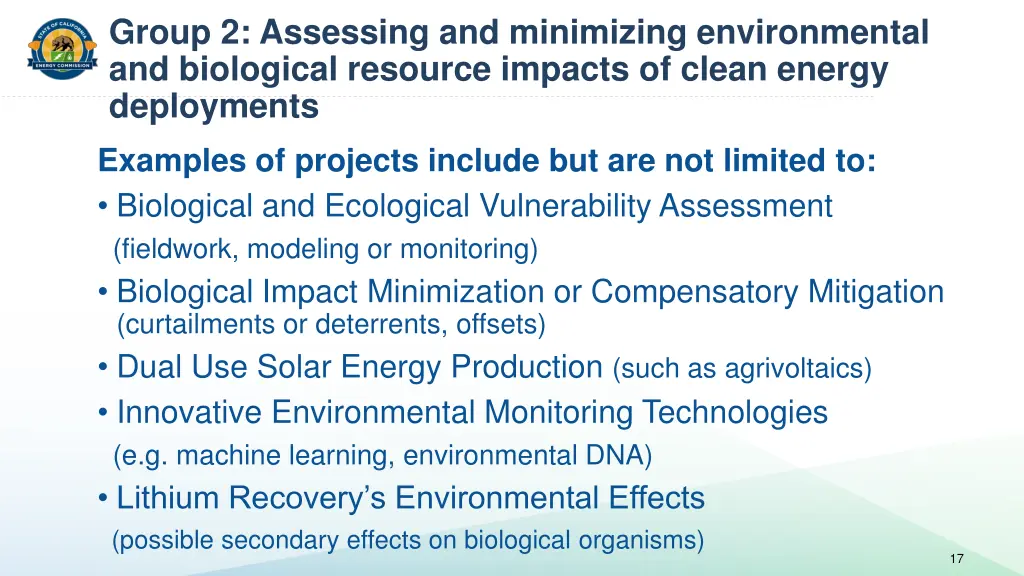 group 2 assessing and minimizing environmental 1