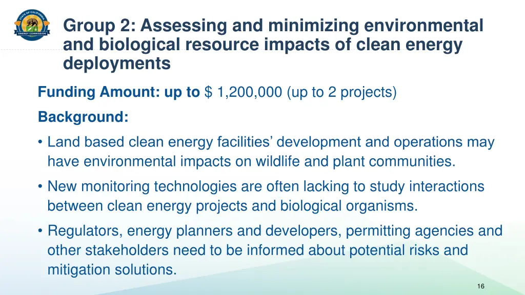 group 2 assessing and minimizing environmental