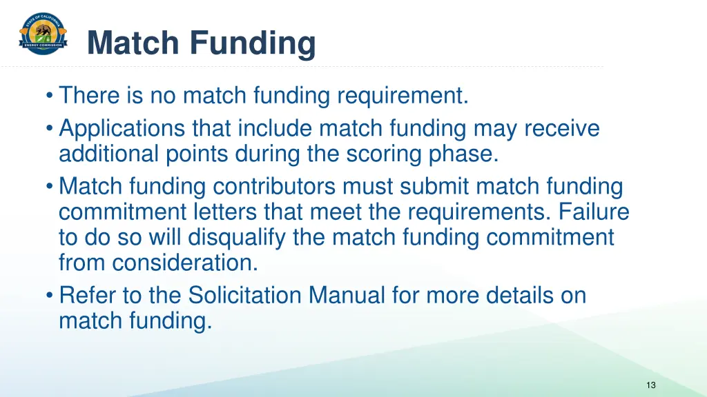 match funding