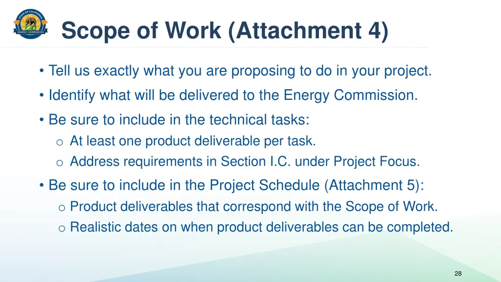 scope of work attachment 4