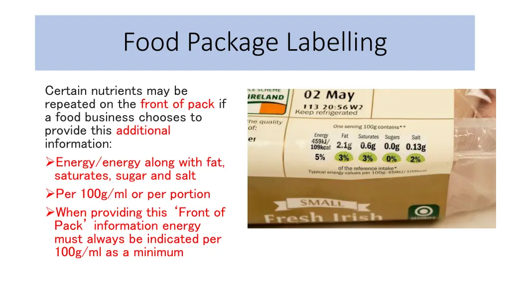 food package labelling 3
