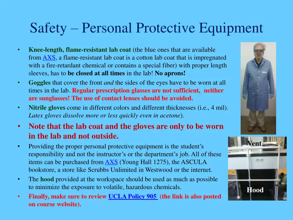 safety personal protective equipment