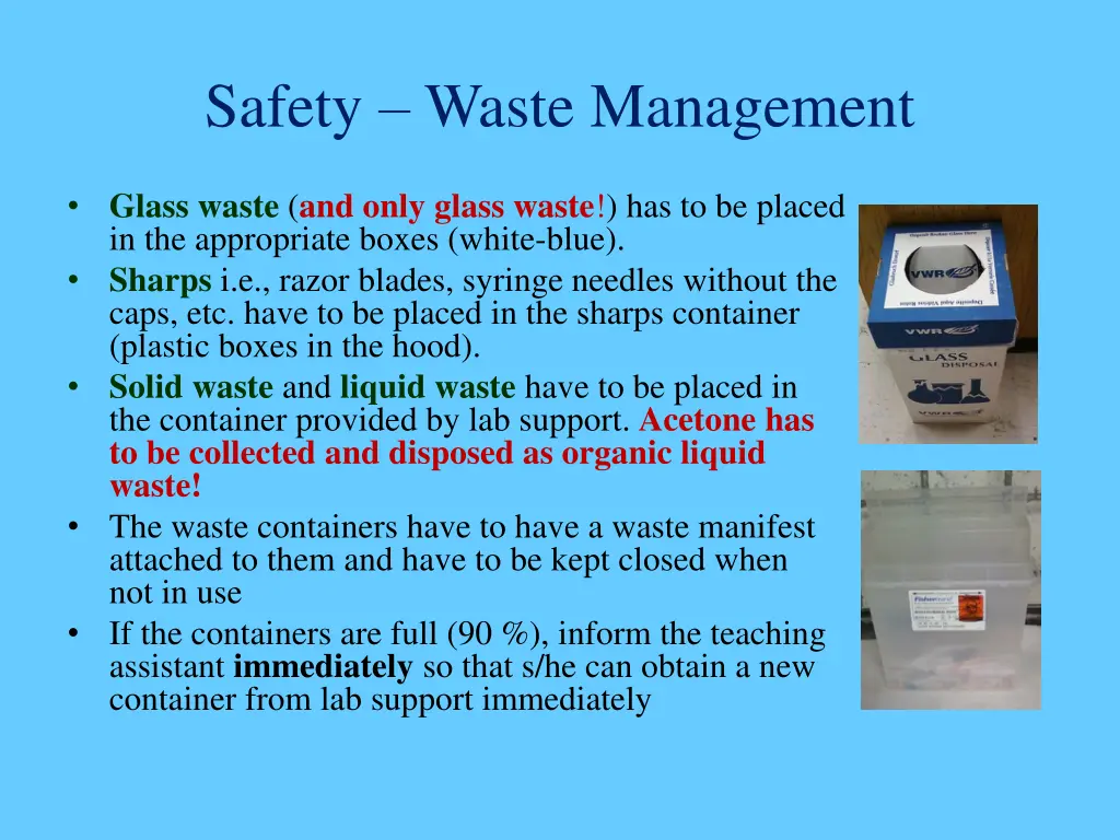 safety waste management