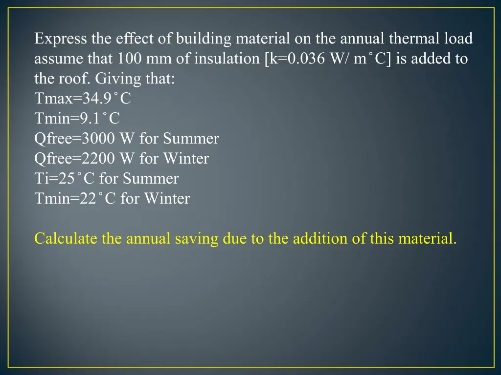 express the effect of building material