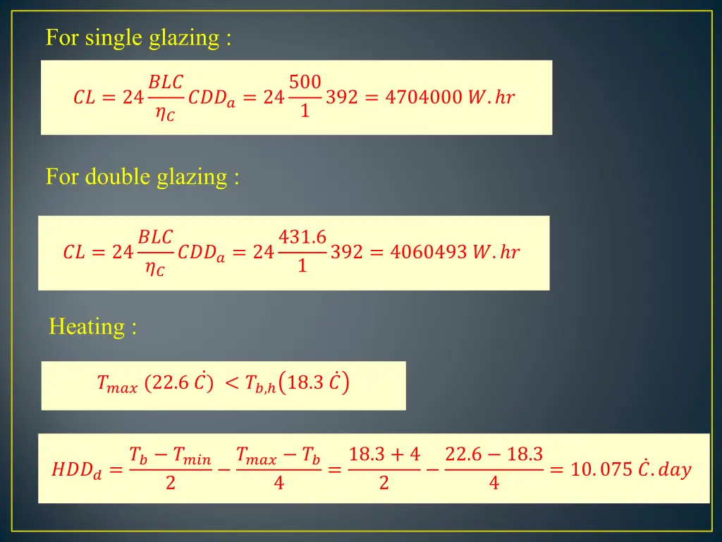 for single glazing