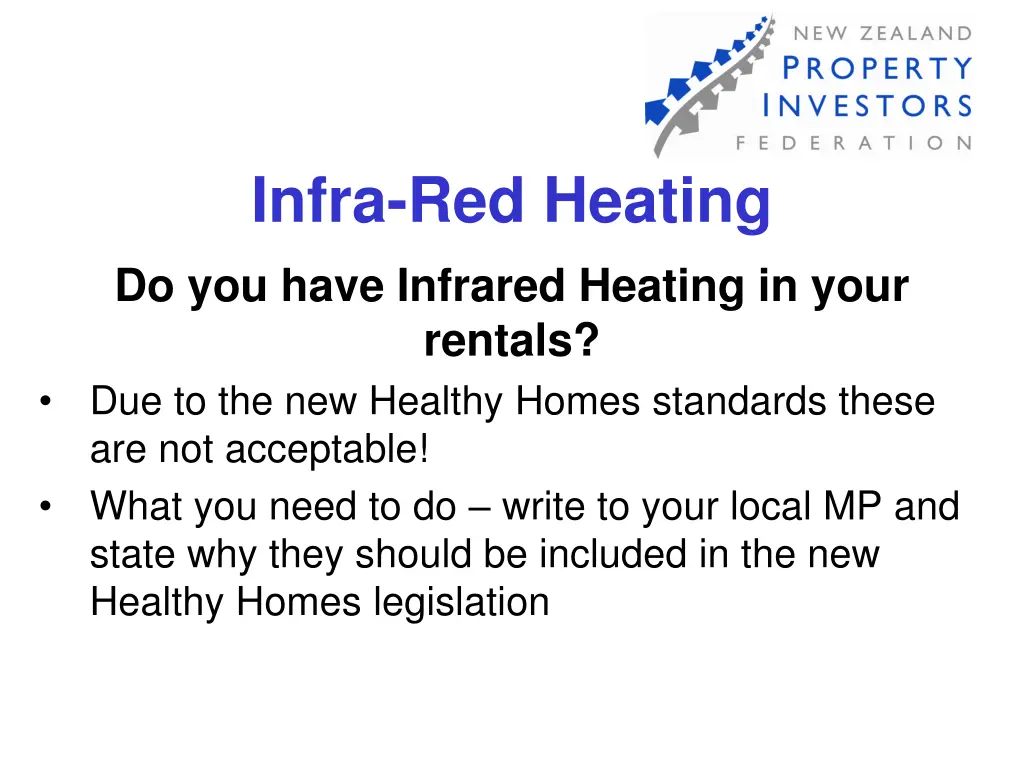 infra red heating do you have infrared heating
