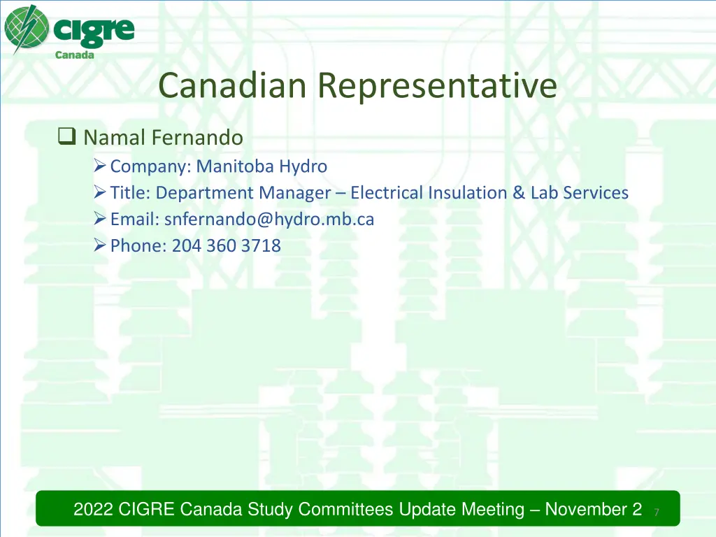 canadian representative