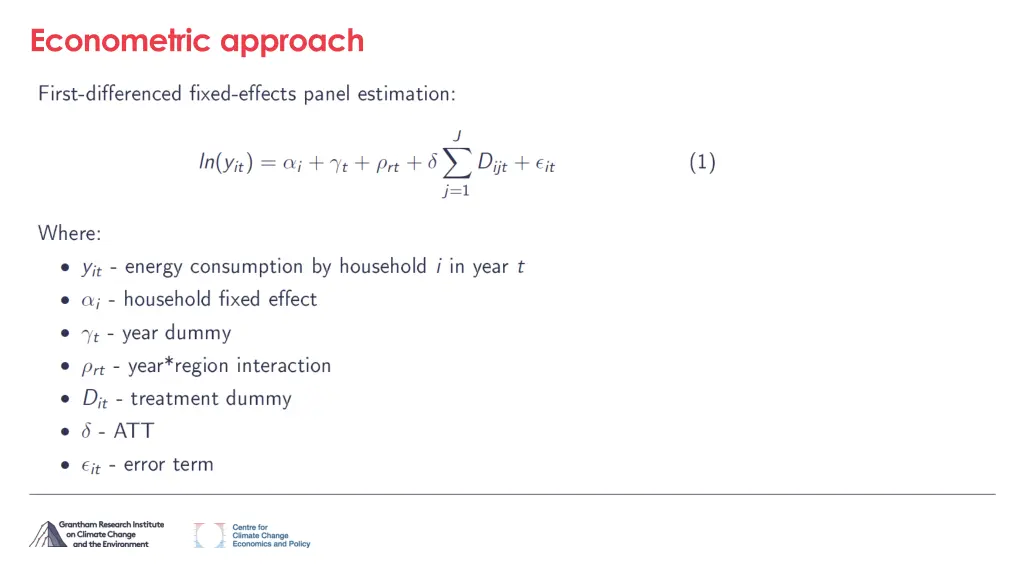econometric approach