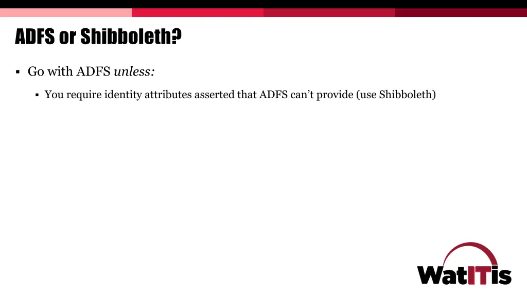 adfs or shibboleth