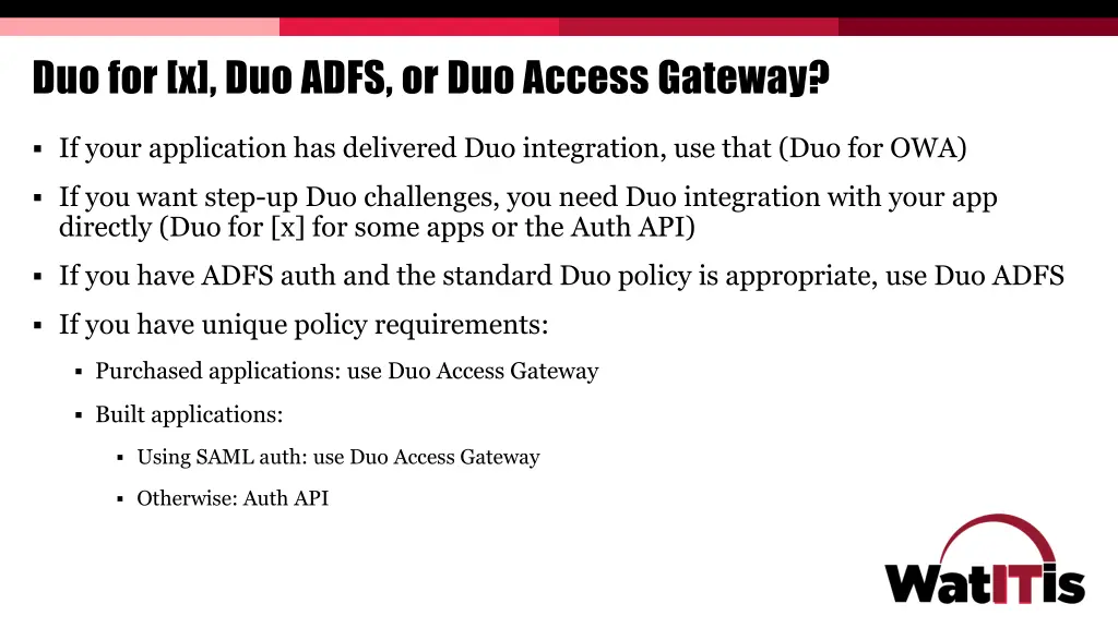 duo for x duo adfs or duo access gateway