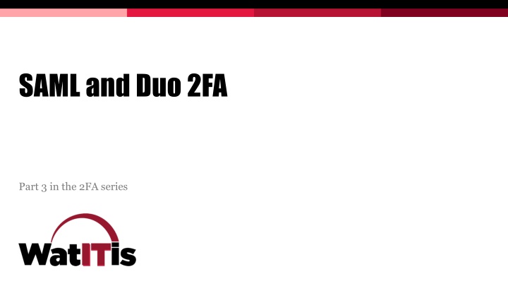 saml and duo 2fa