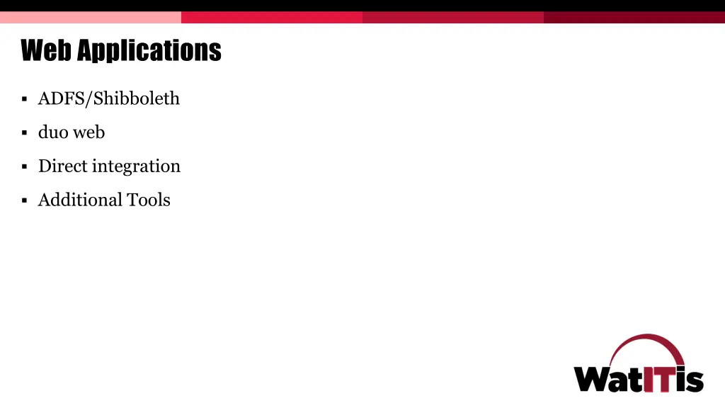 web applications