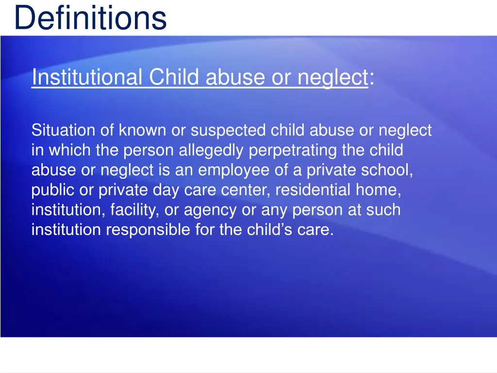 definitions