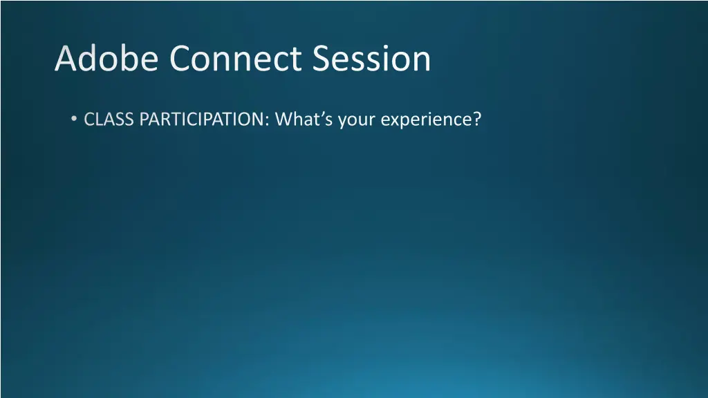 adobe connect session