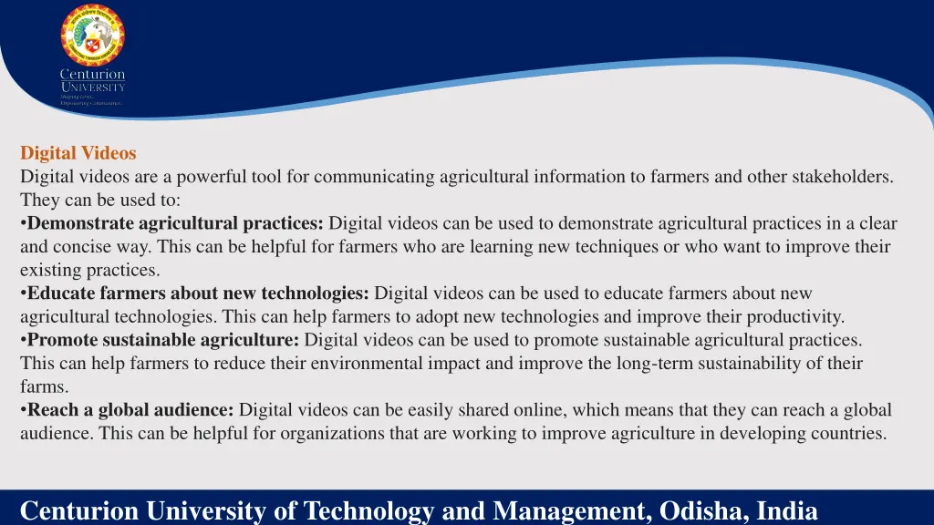 digital videos digital videos are a powerful tool