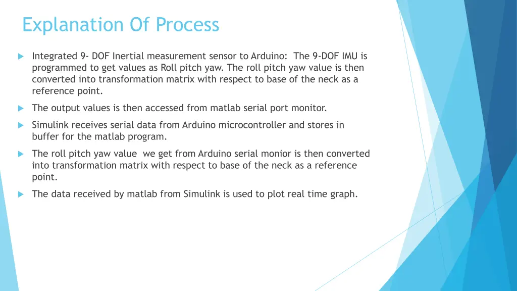 explanation of process