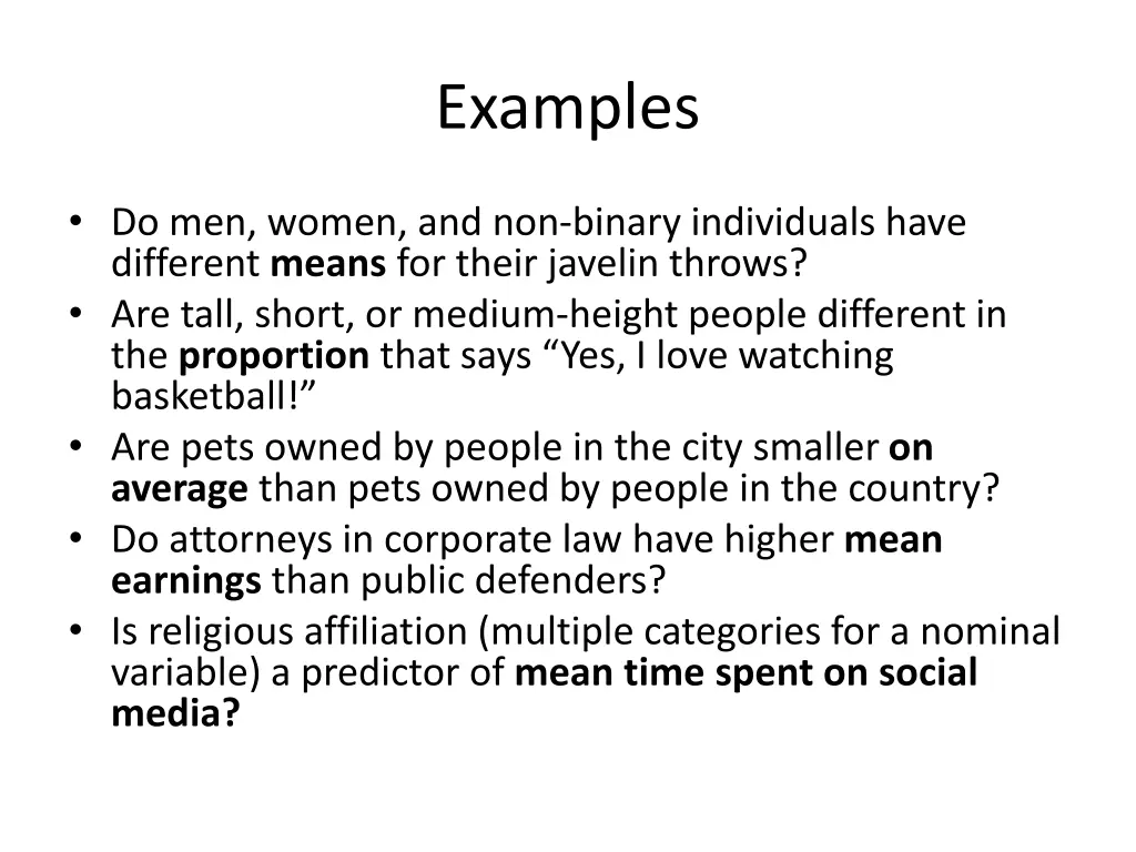 examples 1