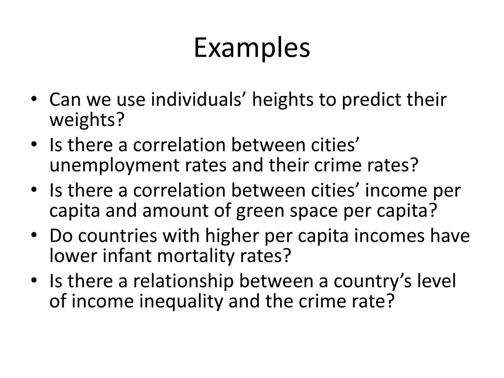 examples