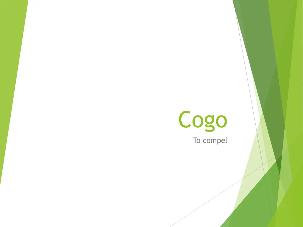 cogo to compel